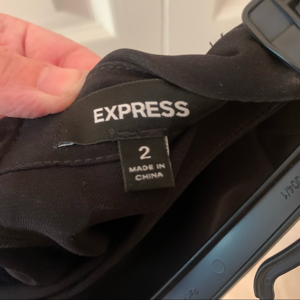 Express Strapless Black Romper - Picture 8 of 9